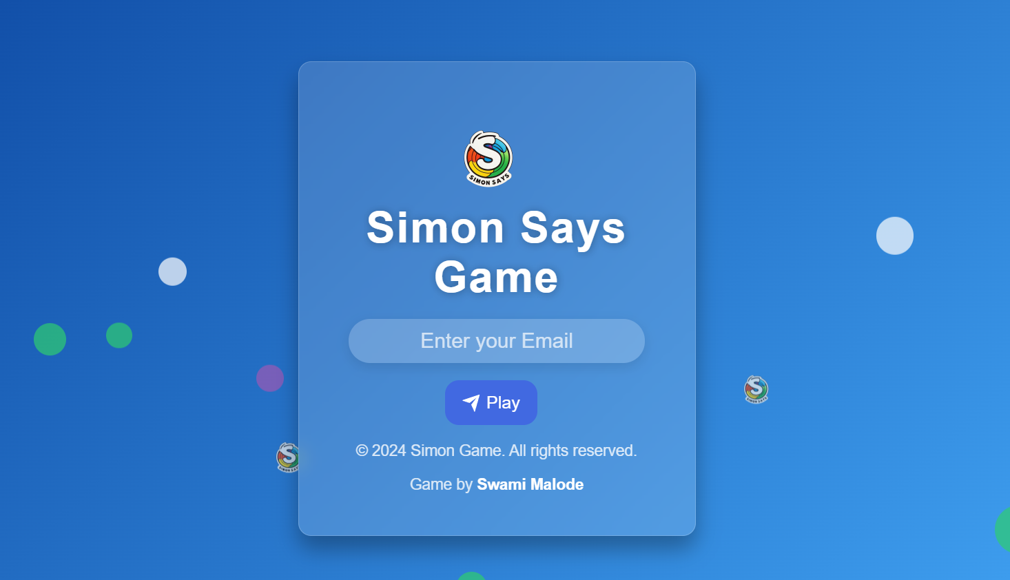 Simon Says Game